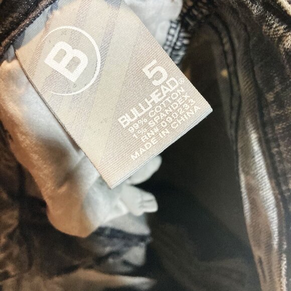 WOMEN'S BULLHEAD JEANS SUPER SKINNY ACID WASH WOMENS SIZE 5 DENIM JEAN PANTS - Picture 3 of 3